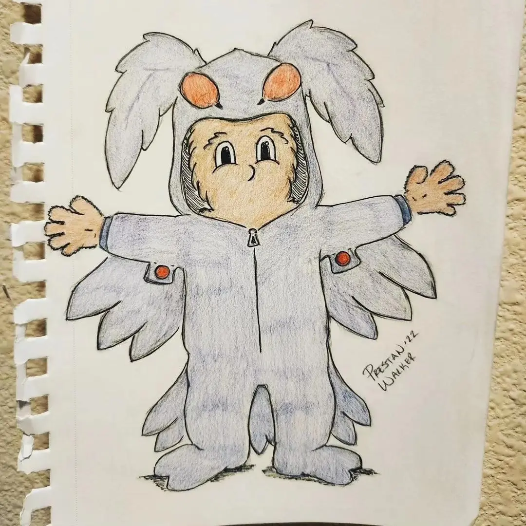 Prestan Walker - Chibi Bigfoot Mothman Costume