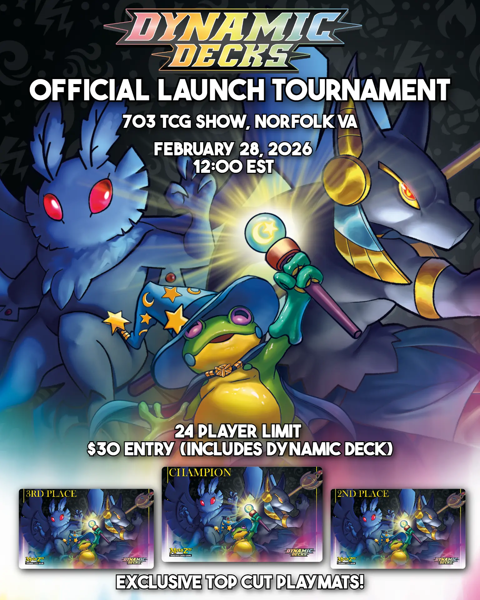 Dynamic Deck Tournament Flyer